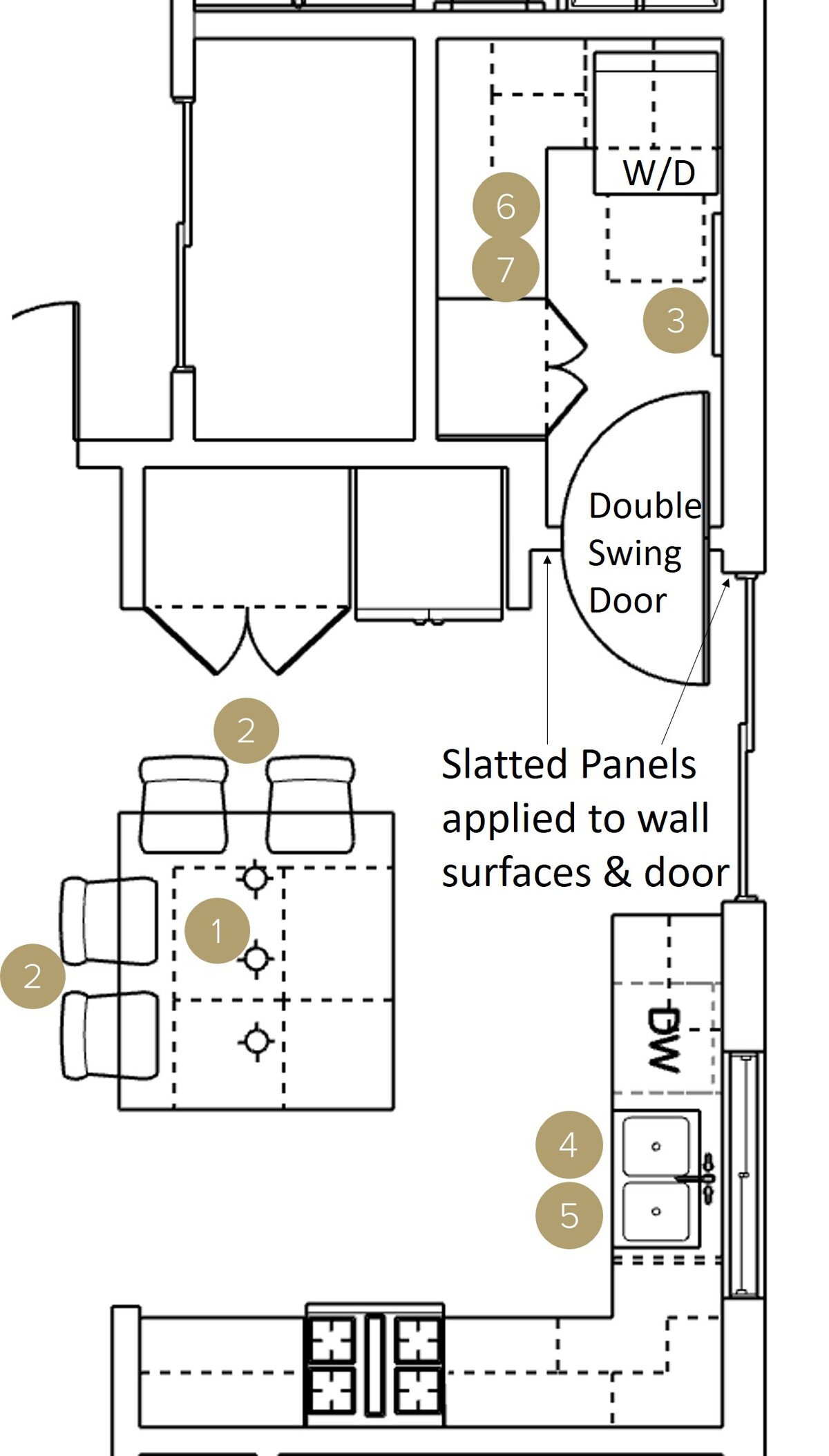 Online Designer Kitchen Floorplan
