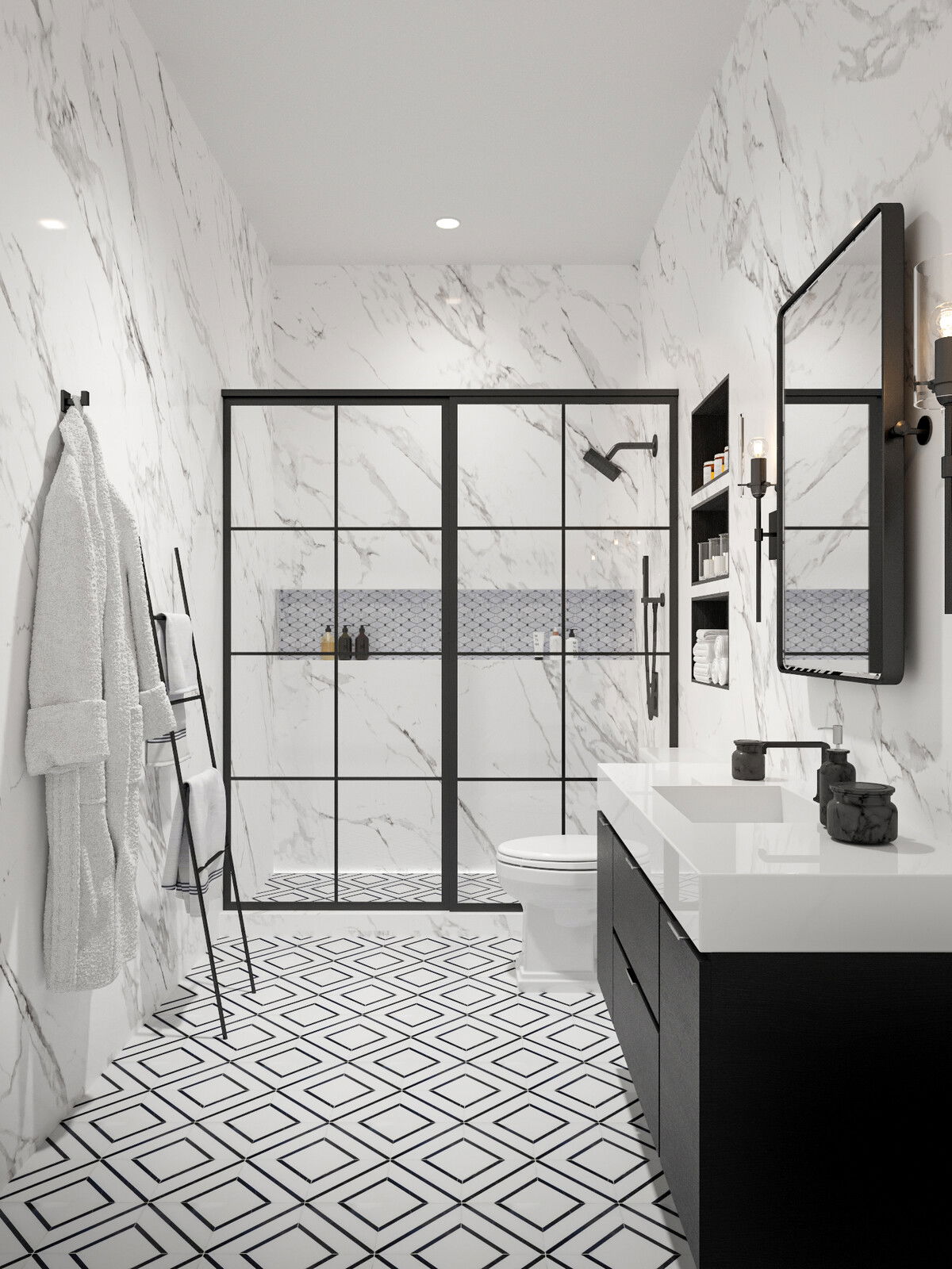 Modelo 3D de Baño por Diseñador Online 1
