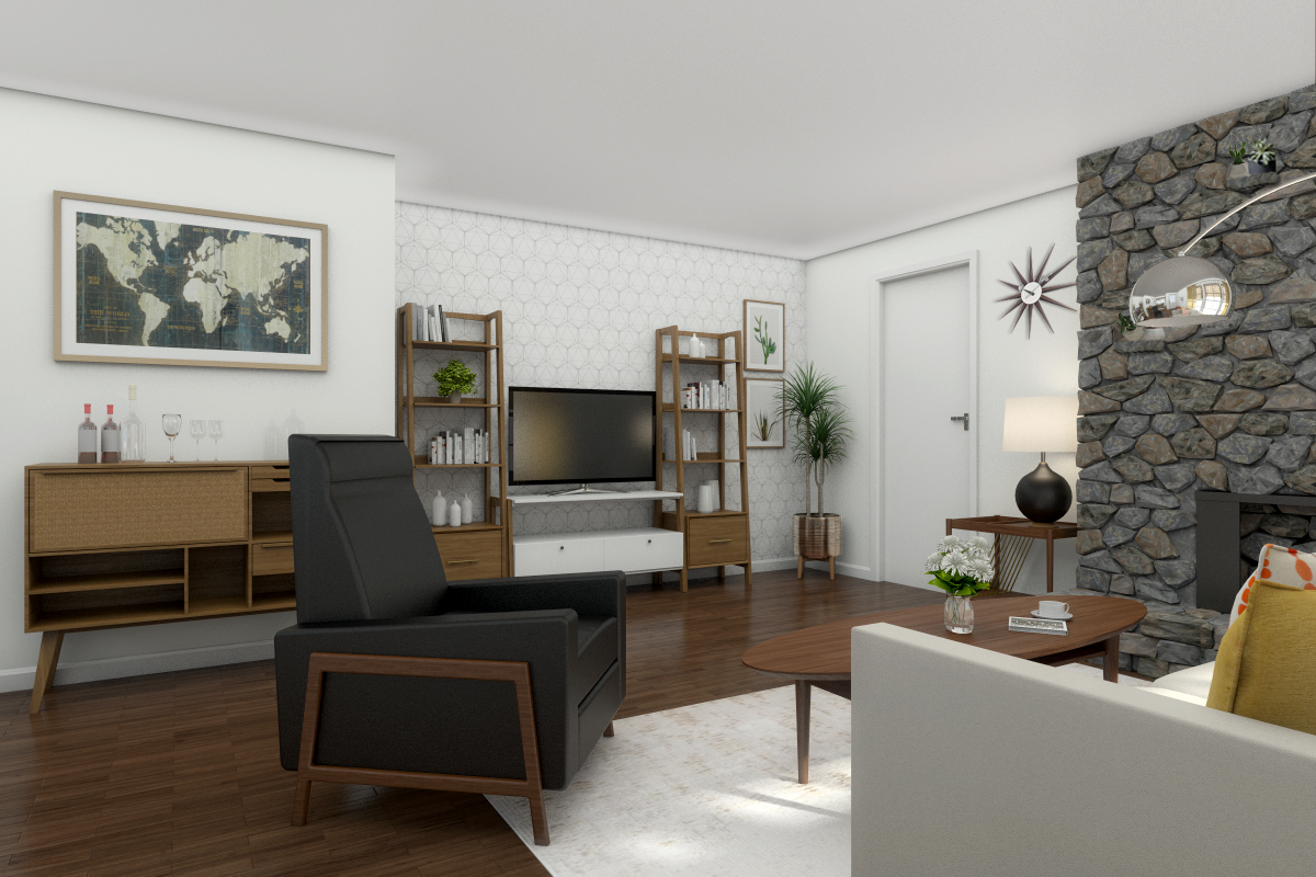 Online Designer Living Room 3D Model 2