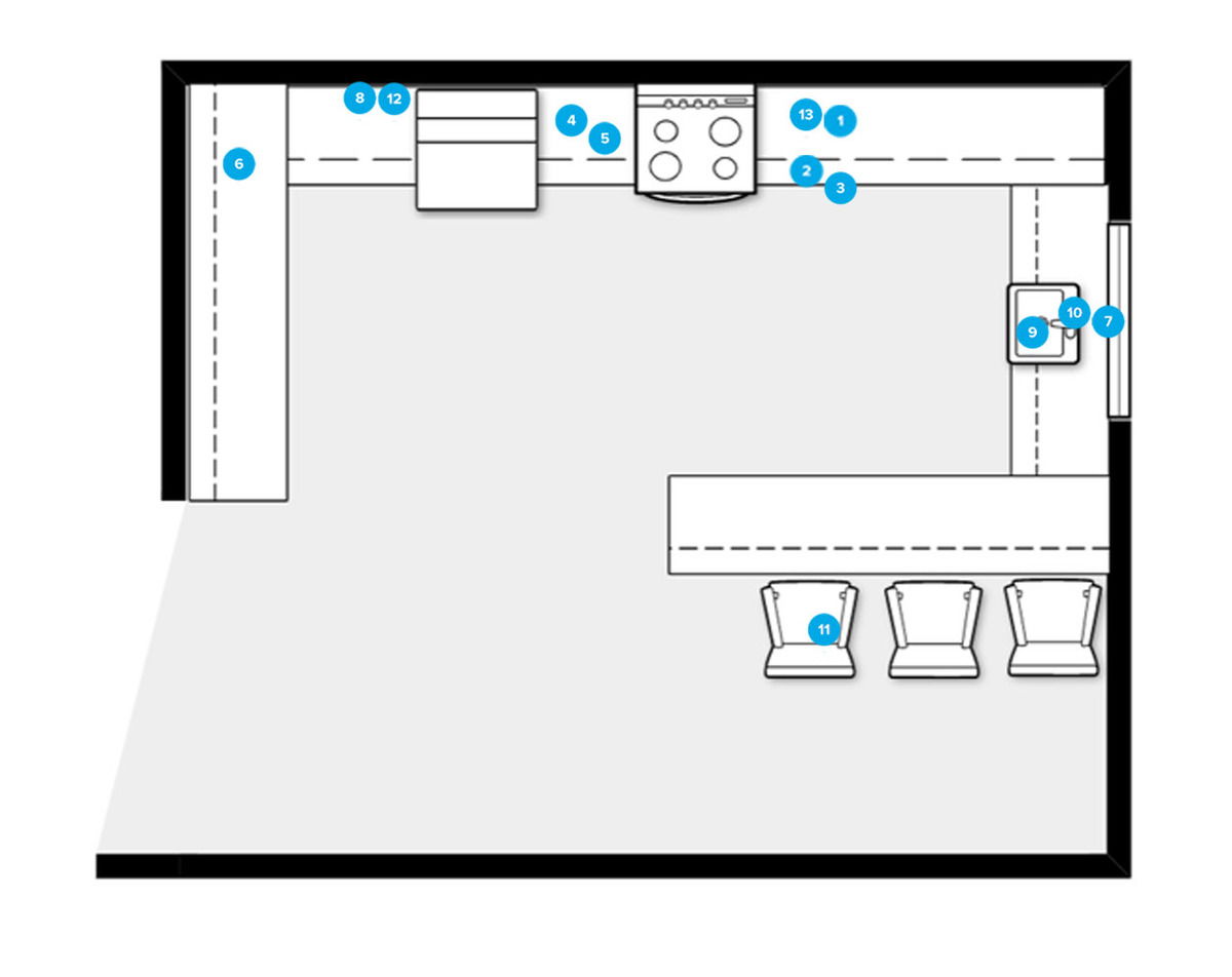 Plano De Cocina De Diseñador En Línea