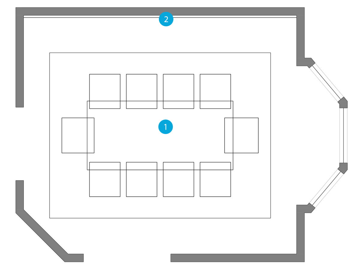 Online Designer Dining Room Floorplan