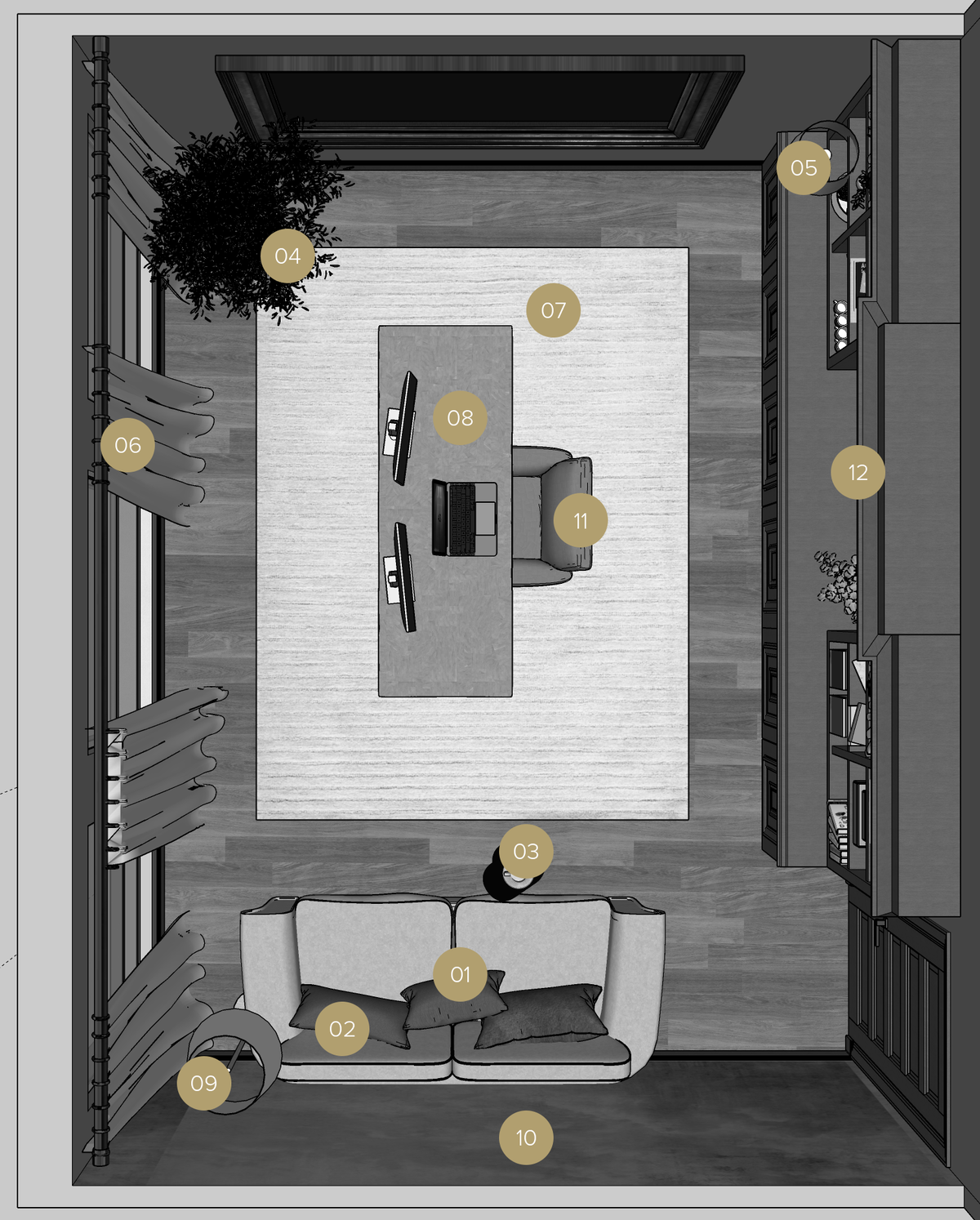 Online Designer Home/Small Office Floorplan