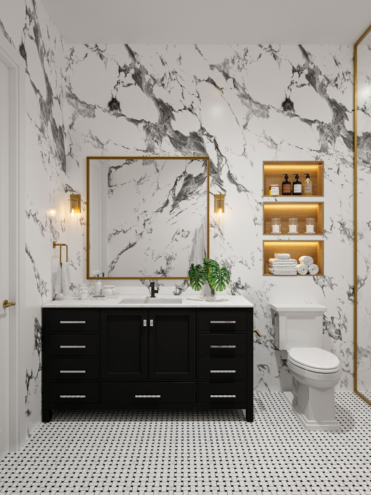Modelo 3D de Baño por Diseñador Online 3