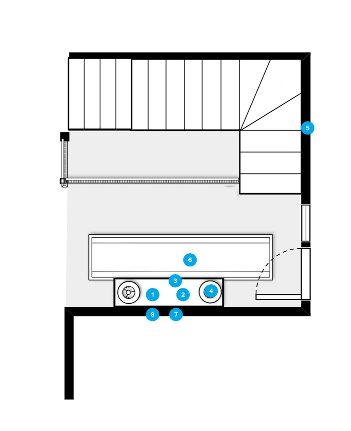 Online Designer Hallway/Entry Floorplan