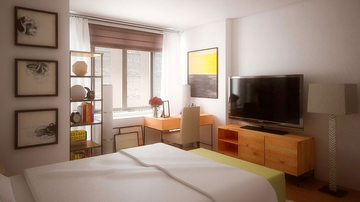 Online Designer Bedroom 3D Model 3