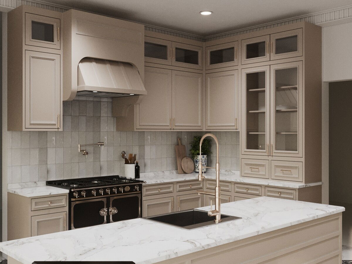 Modelo 3D de Cocina de Diseñador en Línea 3