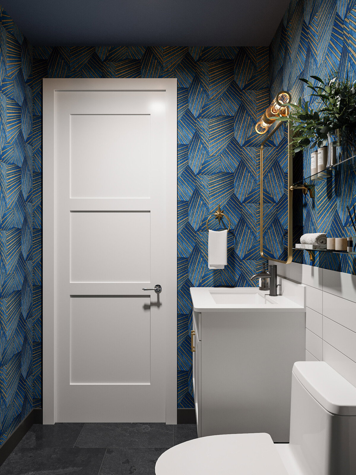 Online Designer Bathroom 3D Model 3