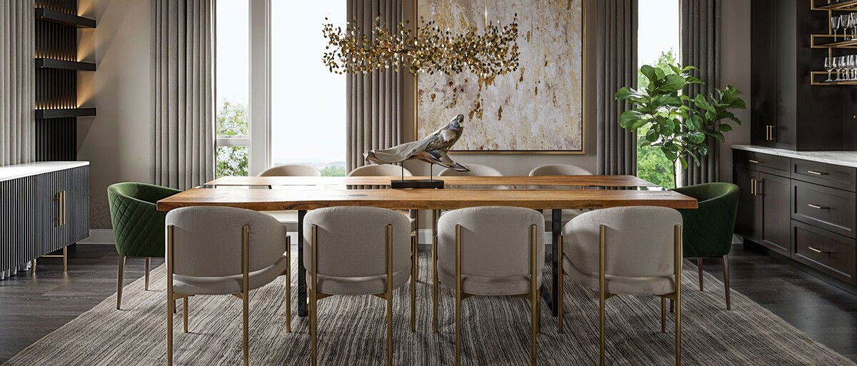 Classy Contemporary Dining Room | Decorilla