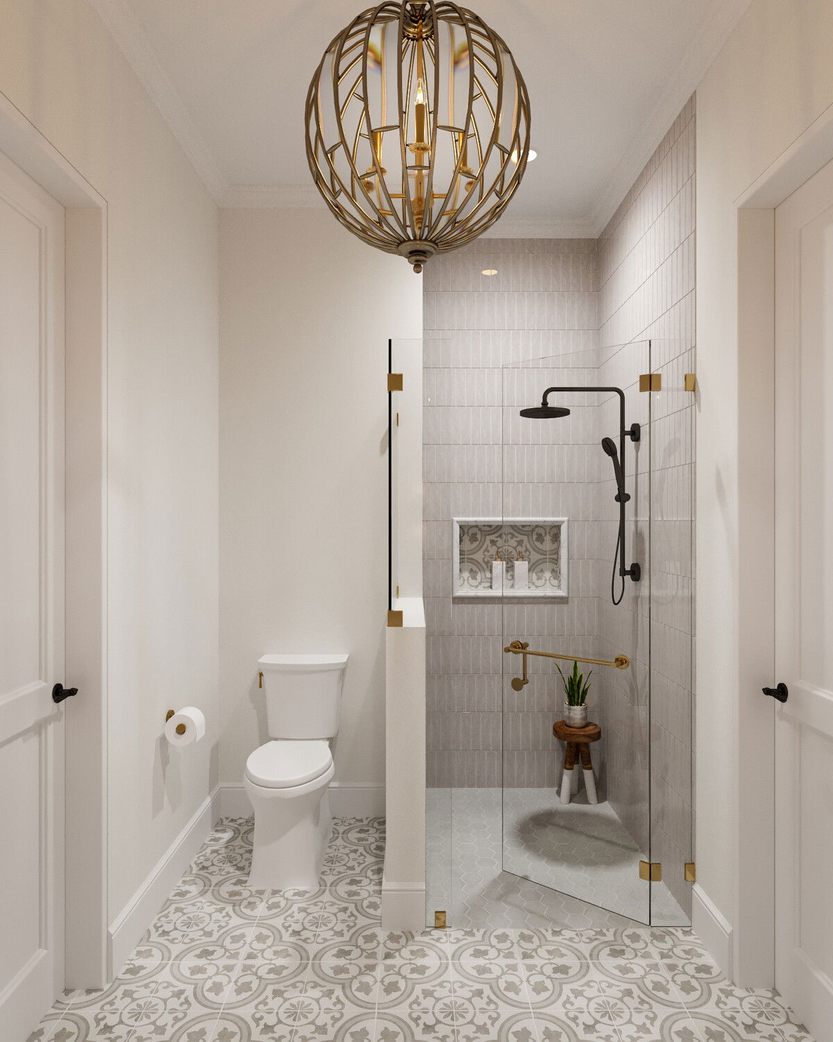 Online Designer Bathroom 3D Model 3