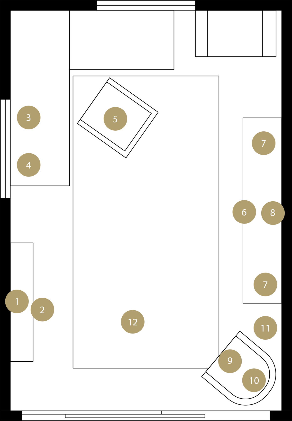 Online Designer Business/Office Floorplan