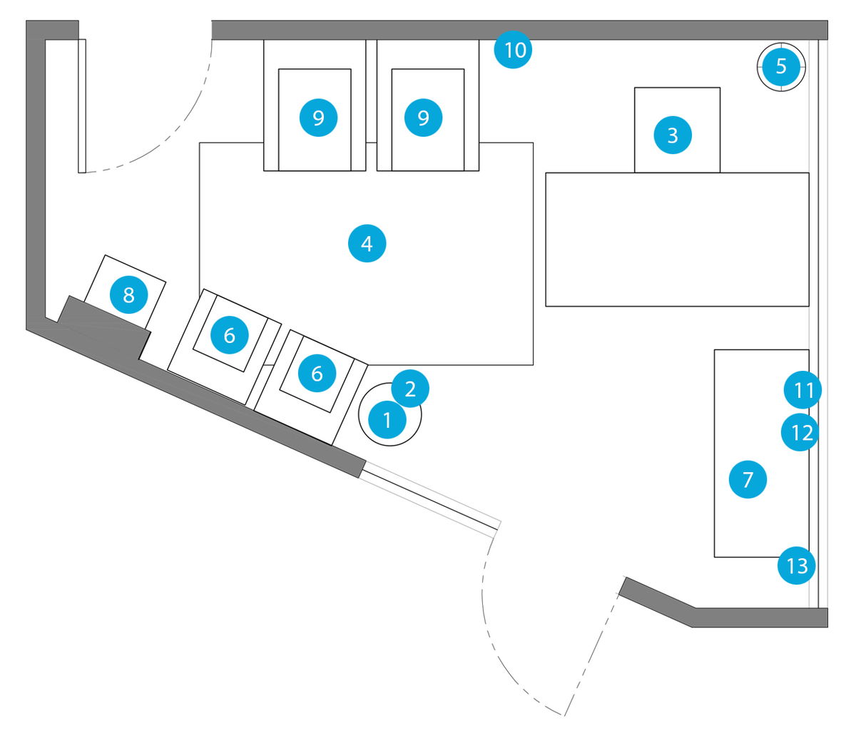 Online Designer Business/Office Floorplan