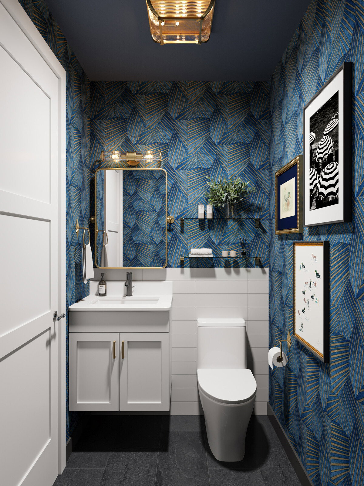 Online Designer Bathroom 3D Model 1