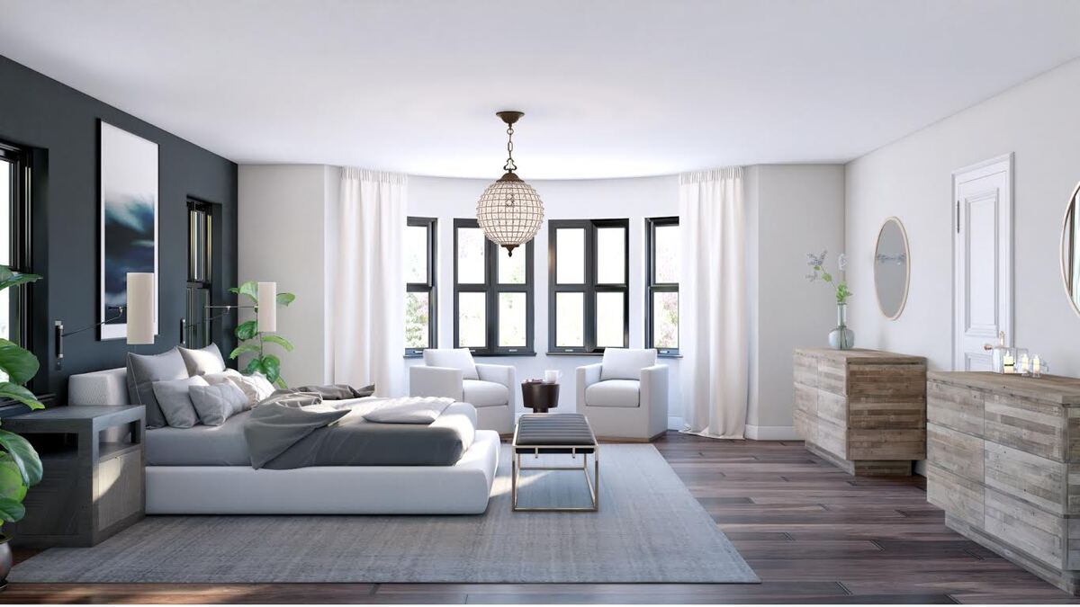 Modelo 3D de Dormitorio del Diseñador en Línea 2