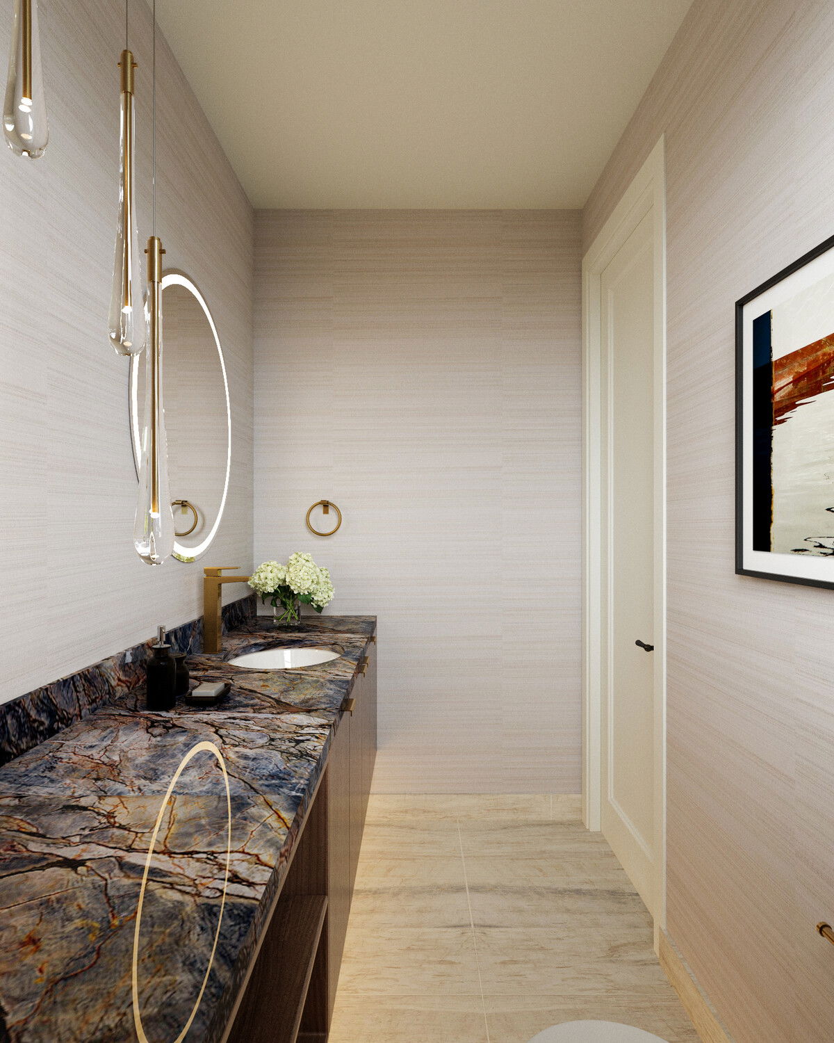 Online Designer Bathroom 3D Model 1