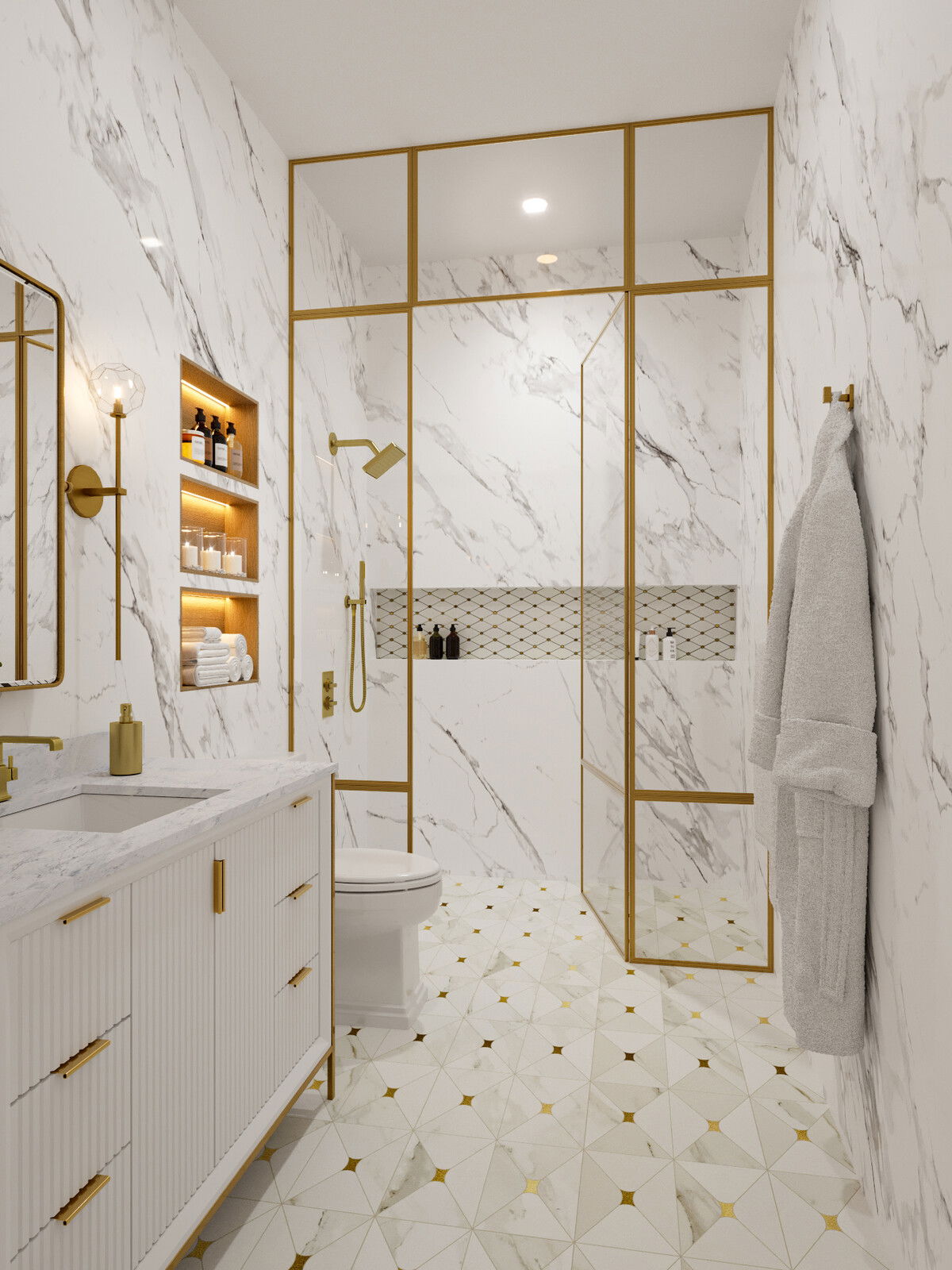 Modelo 3D de Baño por Diseñador Online 3