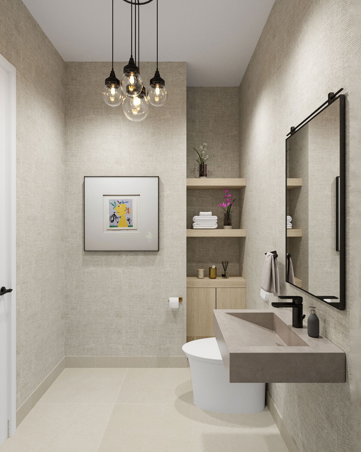 Online Designer Bathroom 3D Model 2