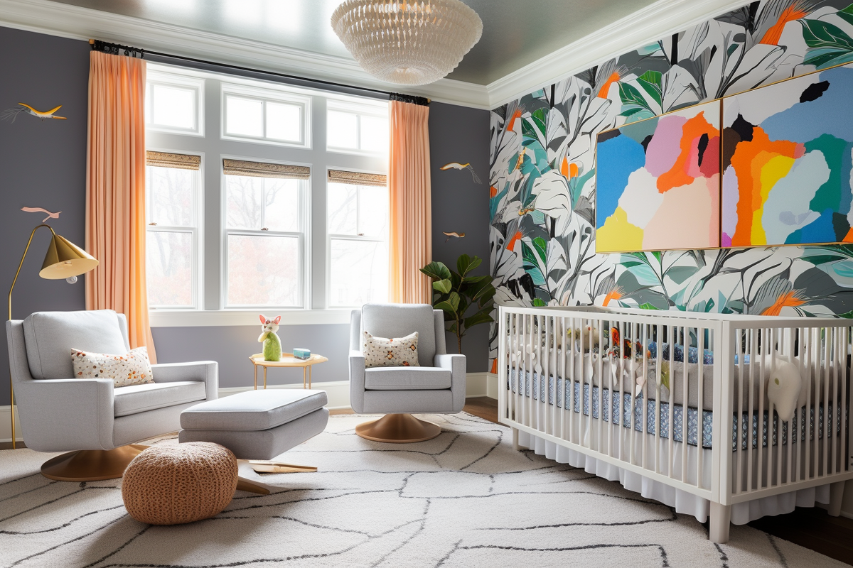 Bright & Modern Nursery Decorating