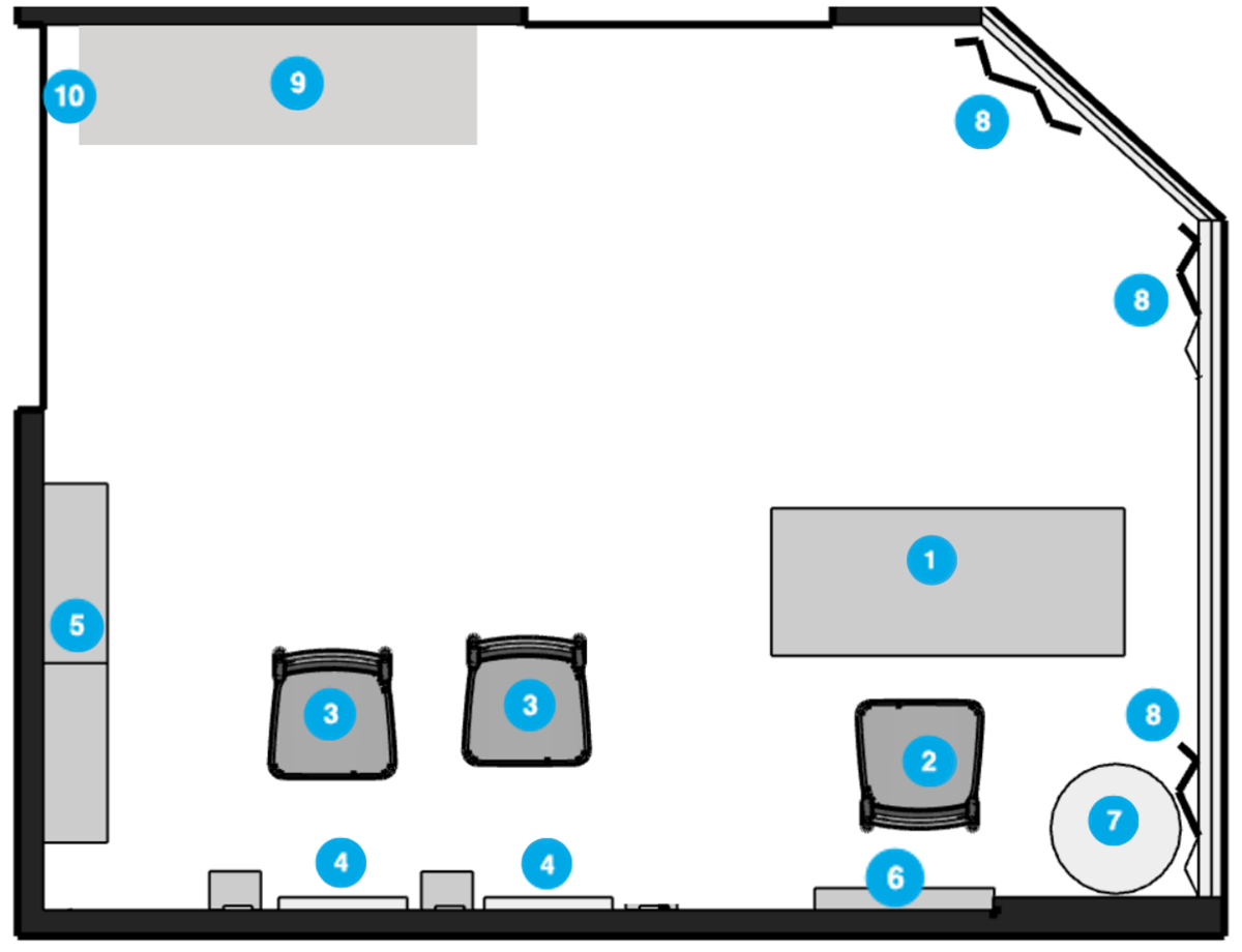 Online Designer Business/Office Floorplan