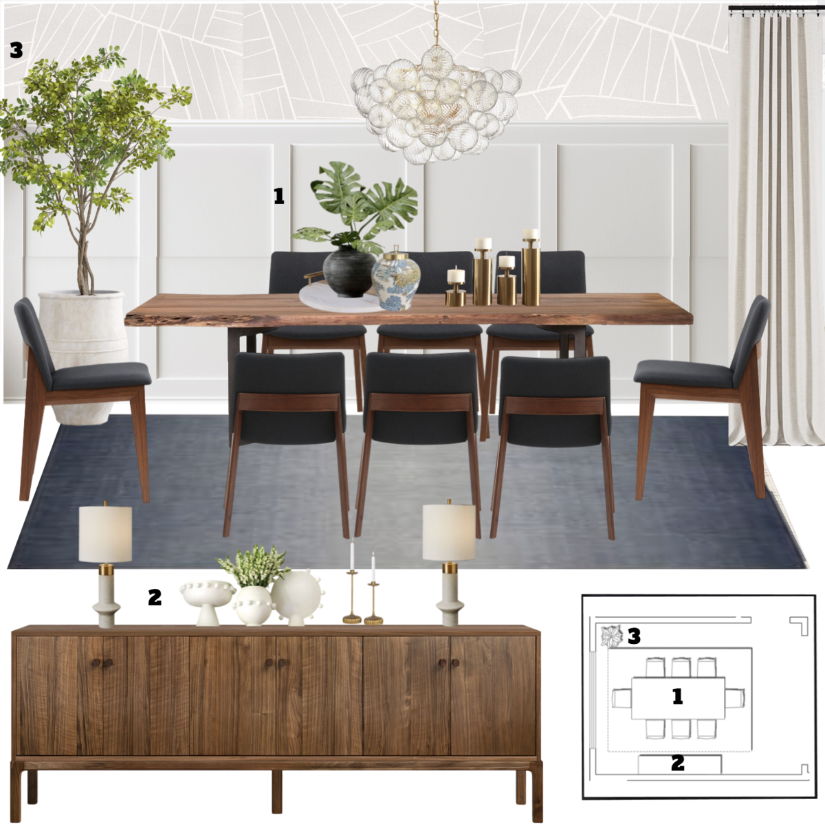 Online Designer Dining Room Interior Design Ideas