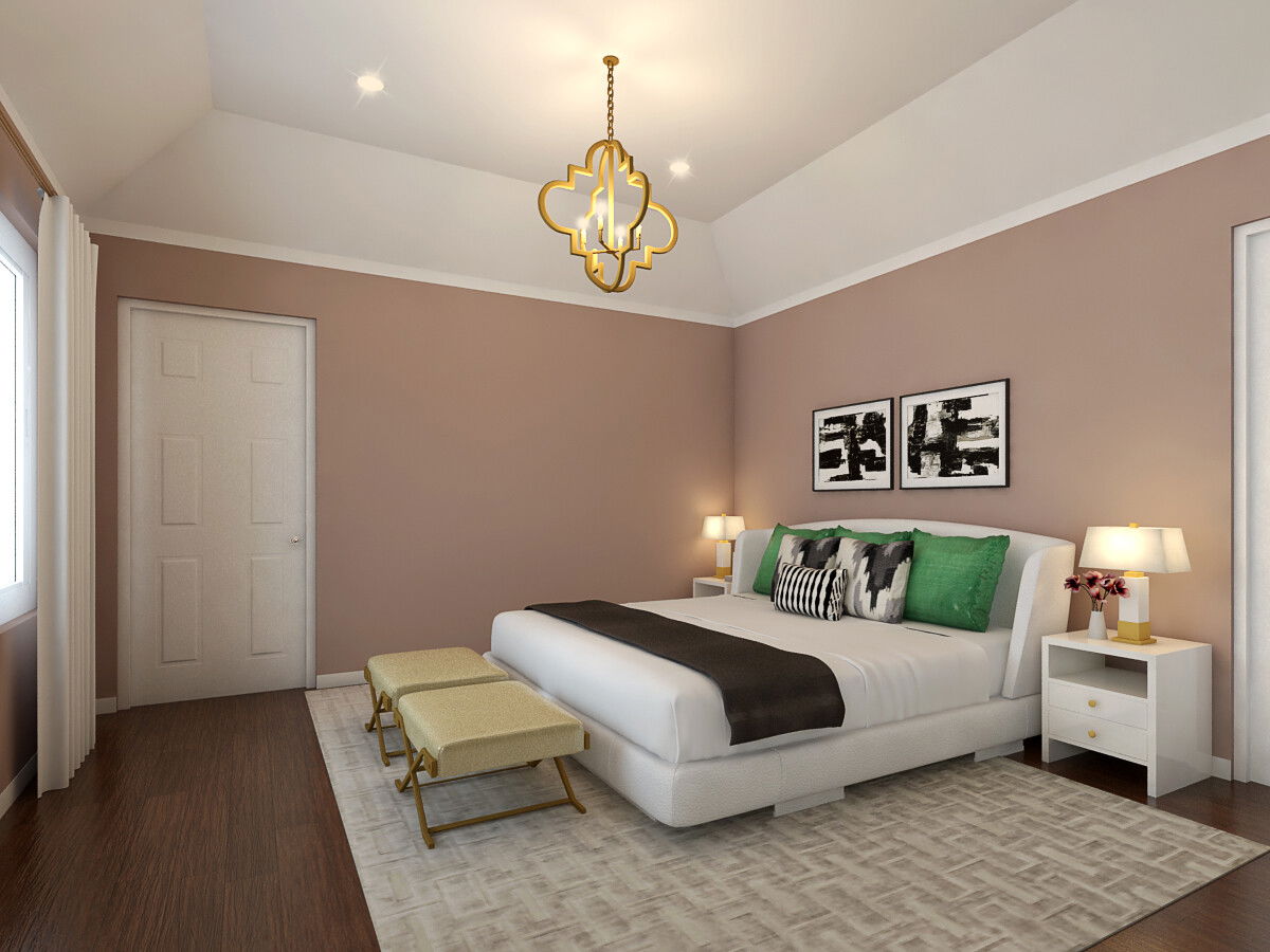 Online Designer Bedroom 3D Model 2