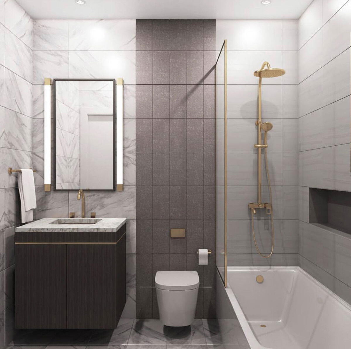 Online Designer Bathroom 3D Model 1