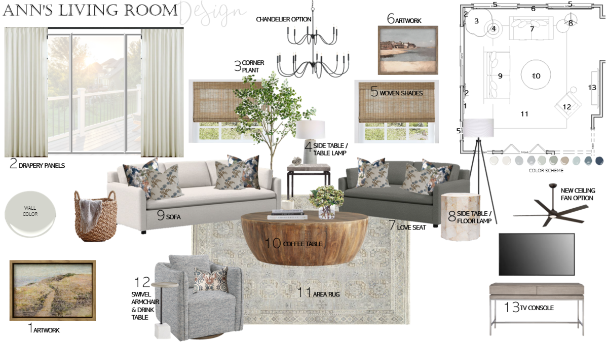 Center Hall Colonial Living Room Design Berkeley H. Moodboard 2 thumb