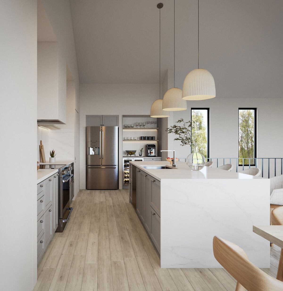 Modelo 3D de Cocina de Diseñador en Línea 3