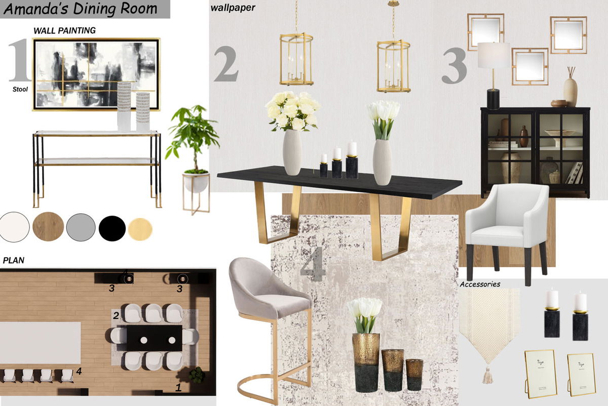 Online Designer Dining Room Interior Design Ideas