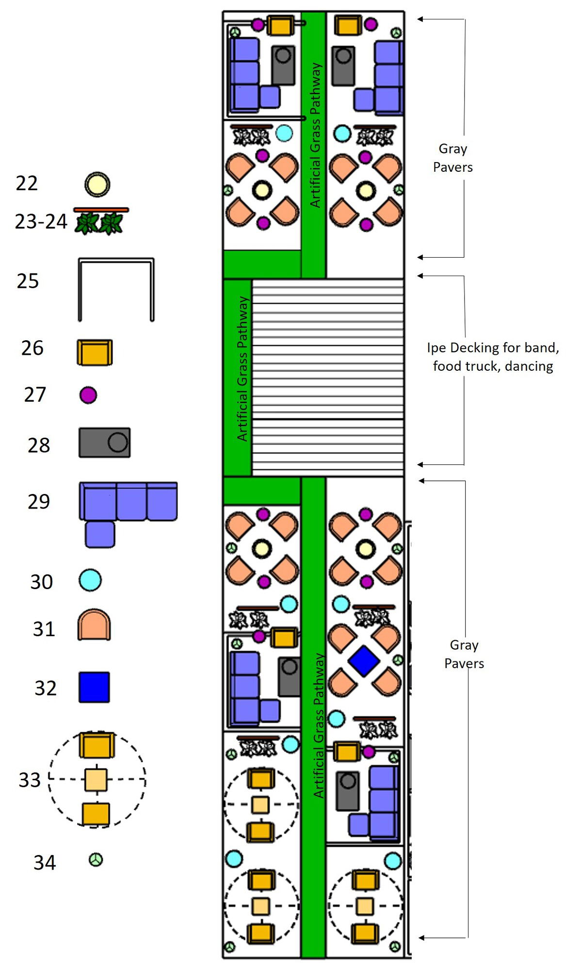 Online Designer Patio Floorplan