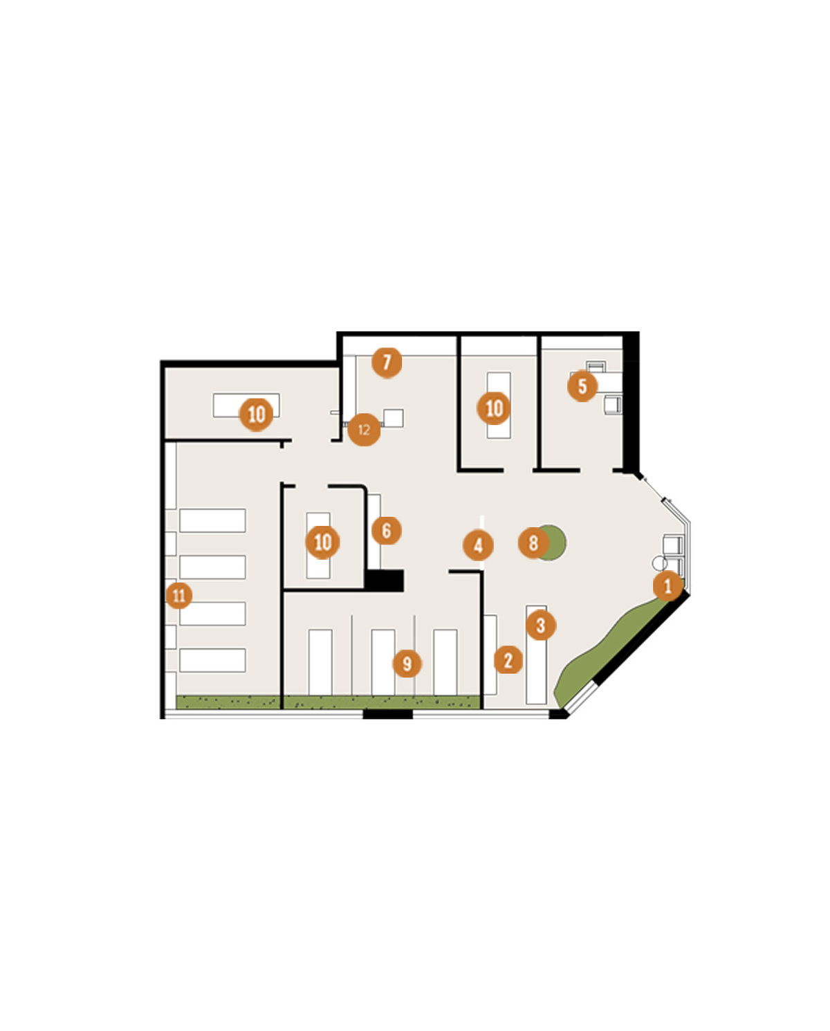 Online Designer Business/Office Floorplan