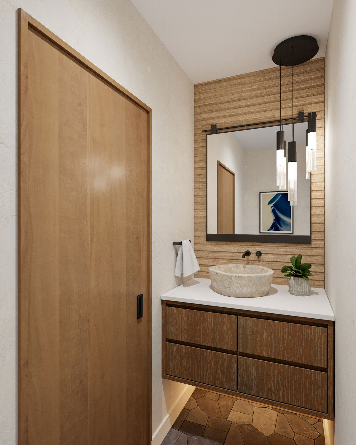 Online Designer Bathroom 3D Model 1