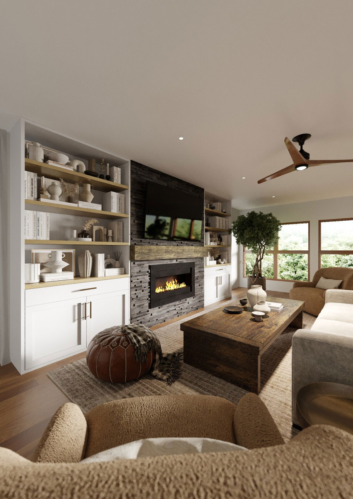 Online Designer Combined Living/Dining 3D Model 7