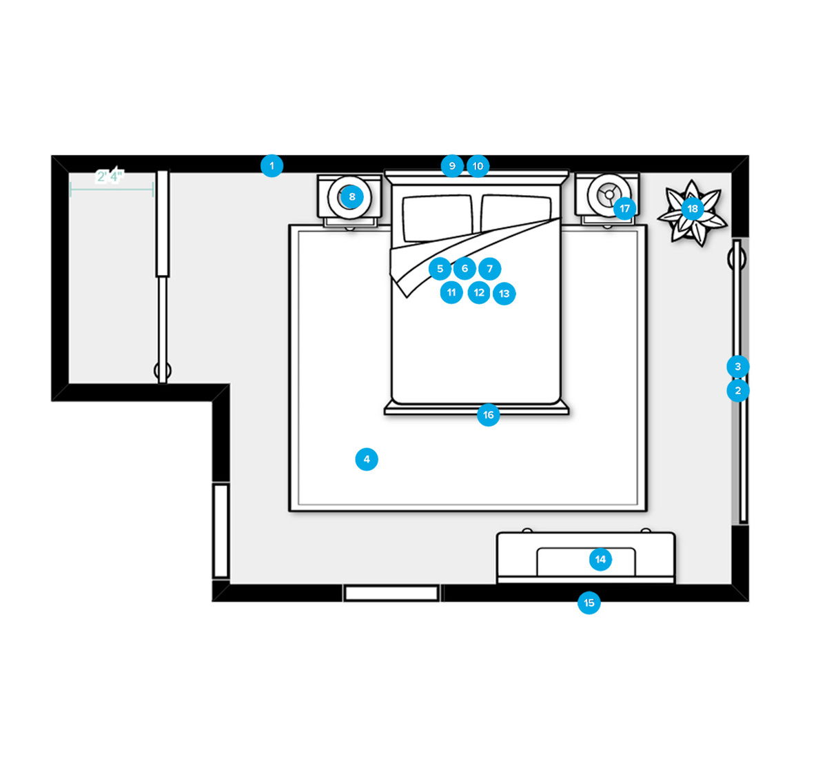 Online Designer Patio Floorplan