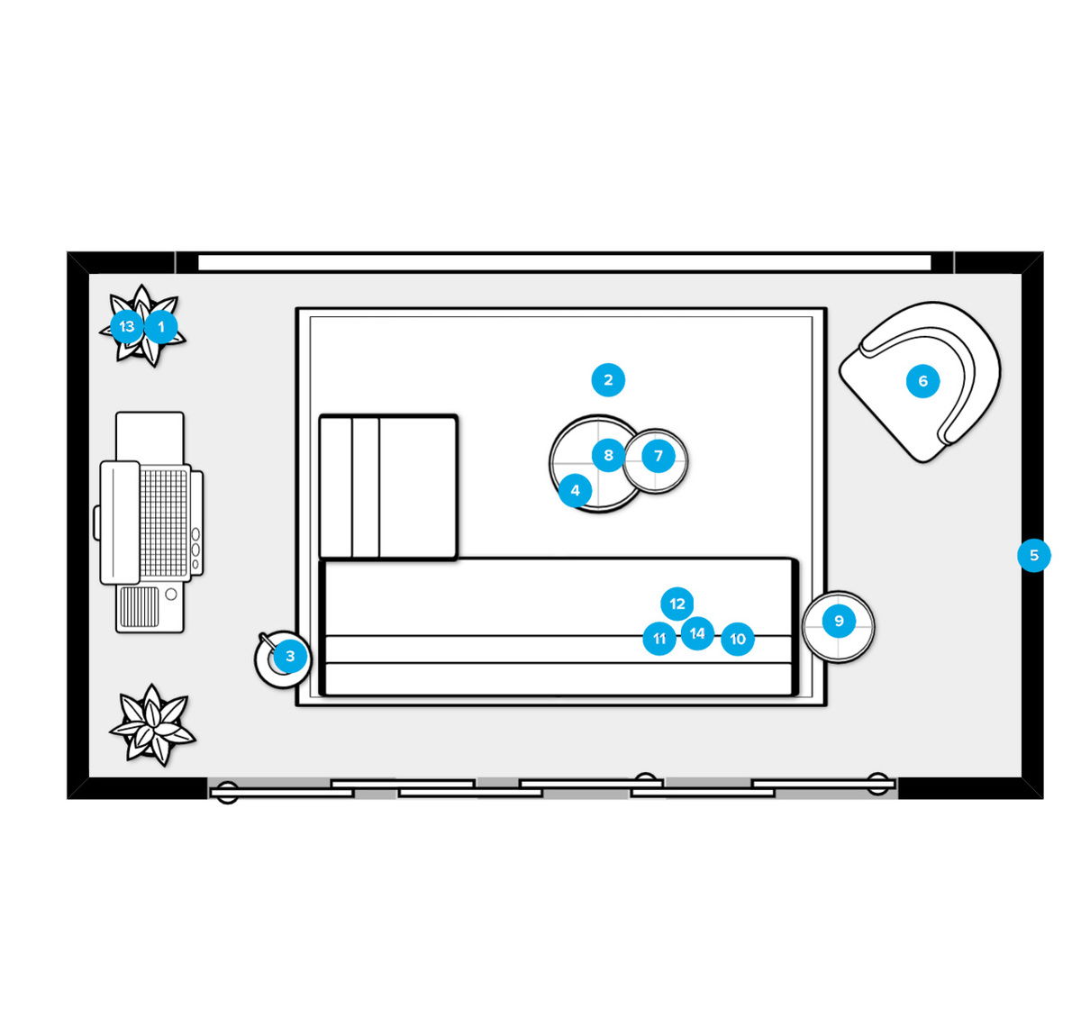 Plano de Patio de Diseñador Online