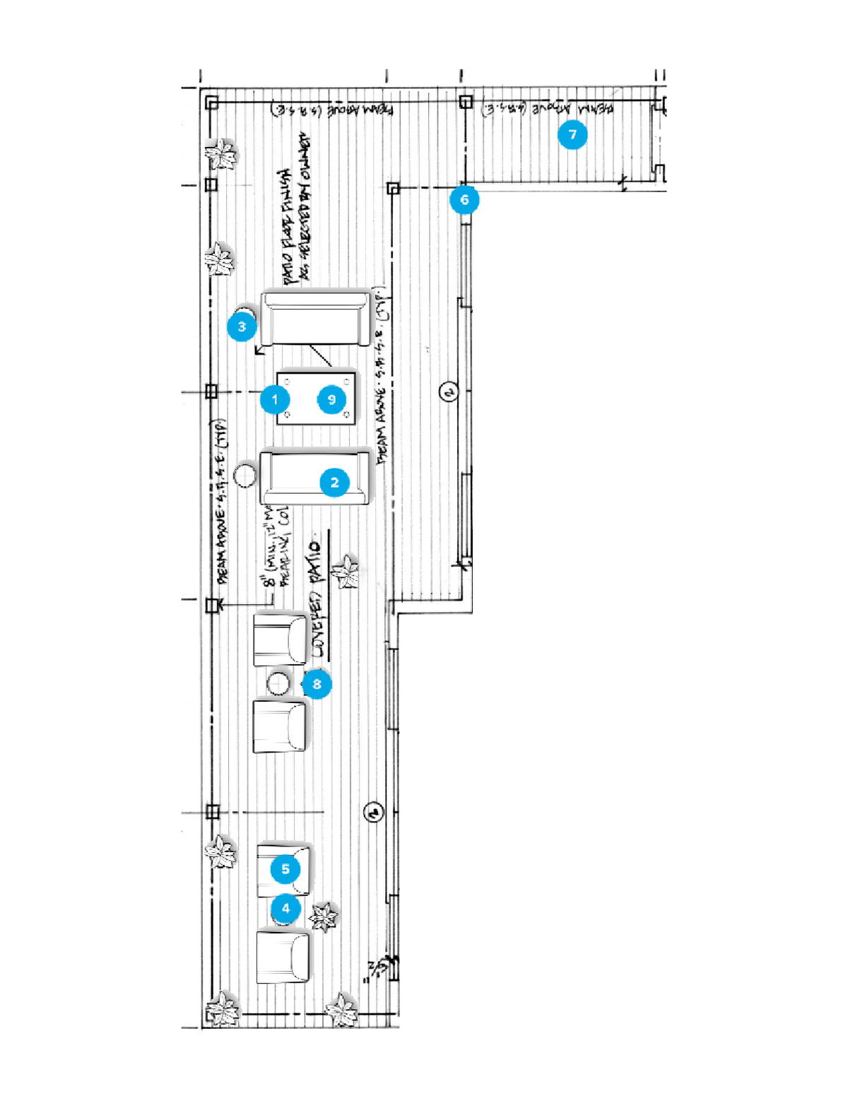 Online Designer Patio Floorplan