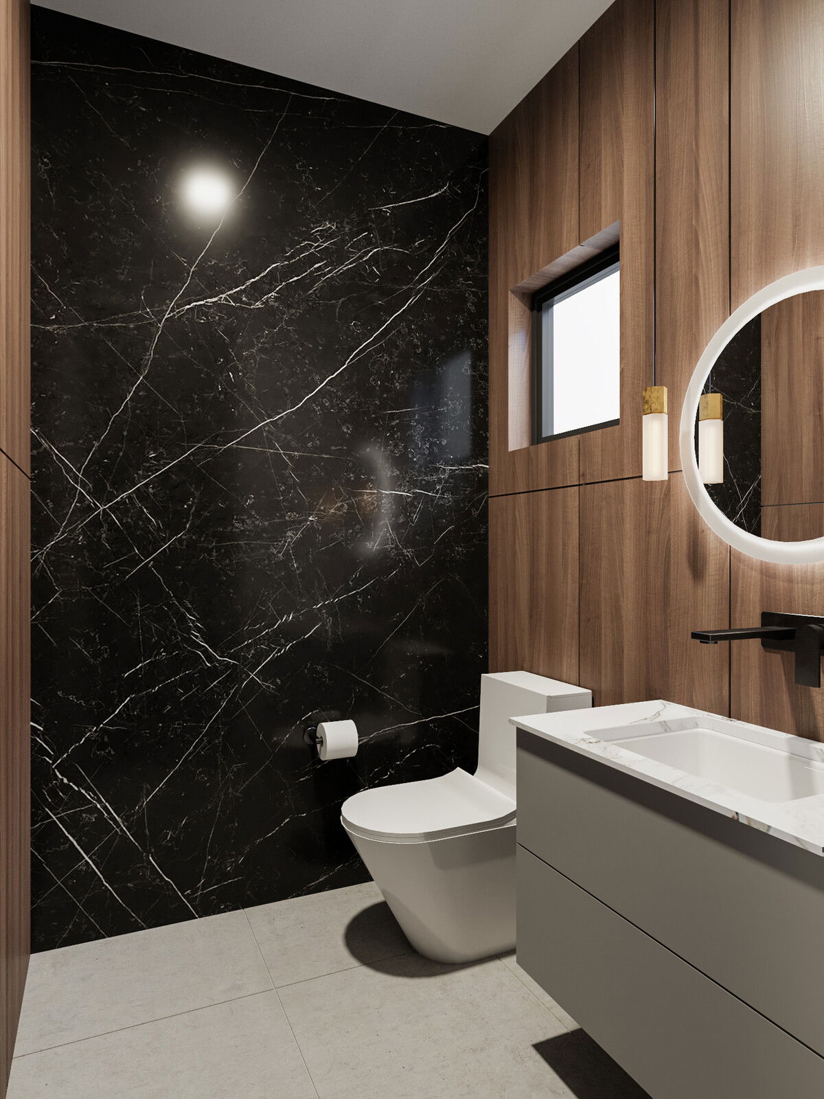 Online Designer Bathroom 3D Model 1