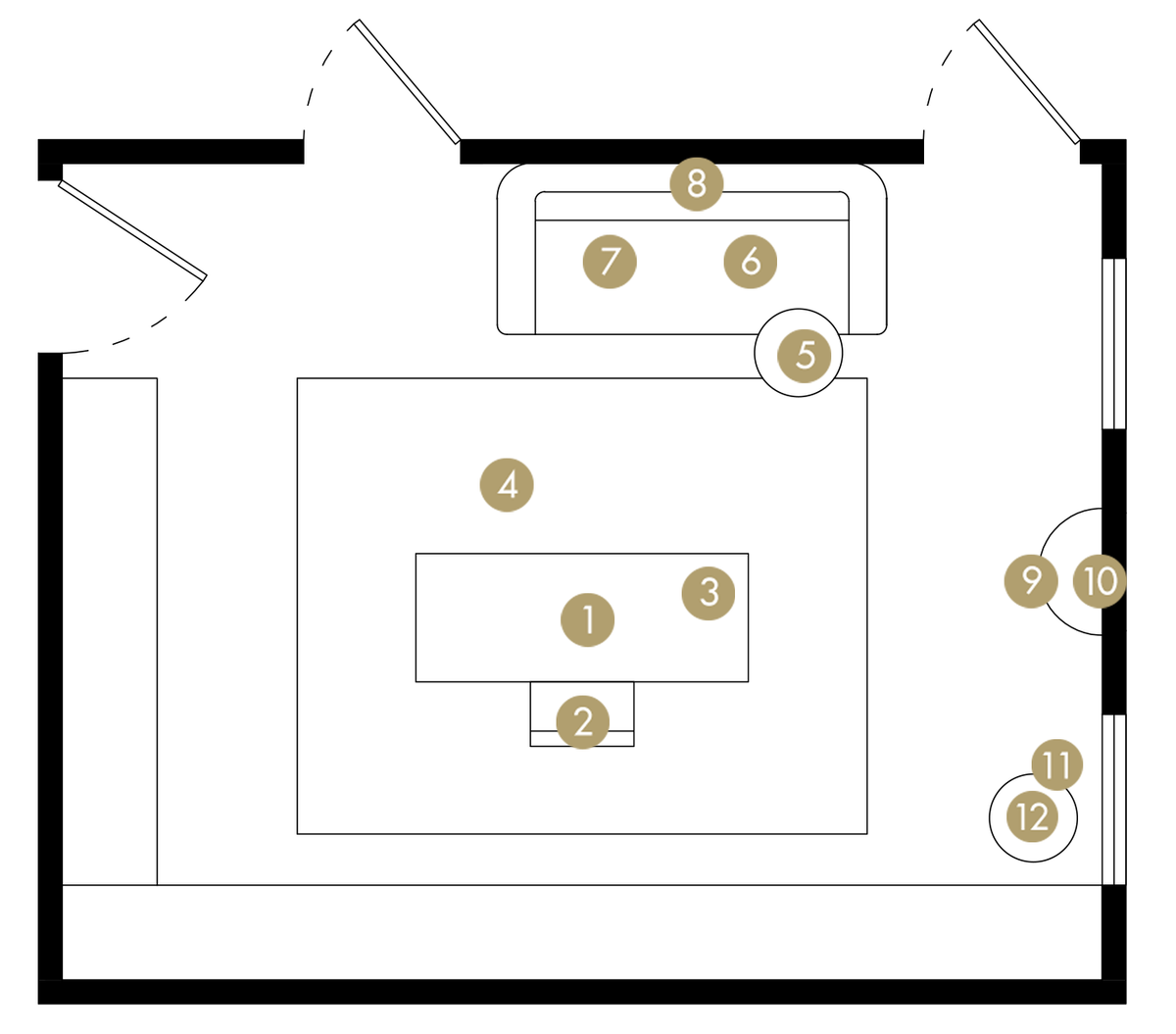 Online Designer Business/Office Floorplan