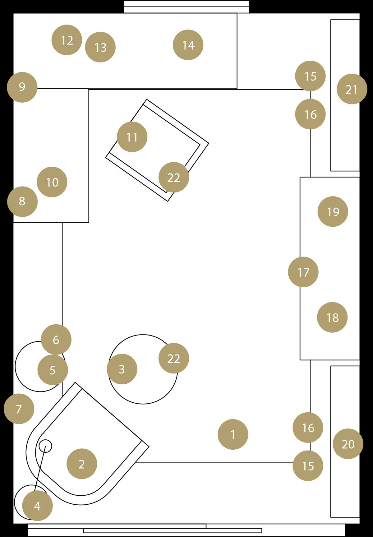 Online Designer Business/Office Floorplan