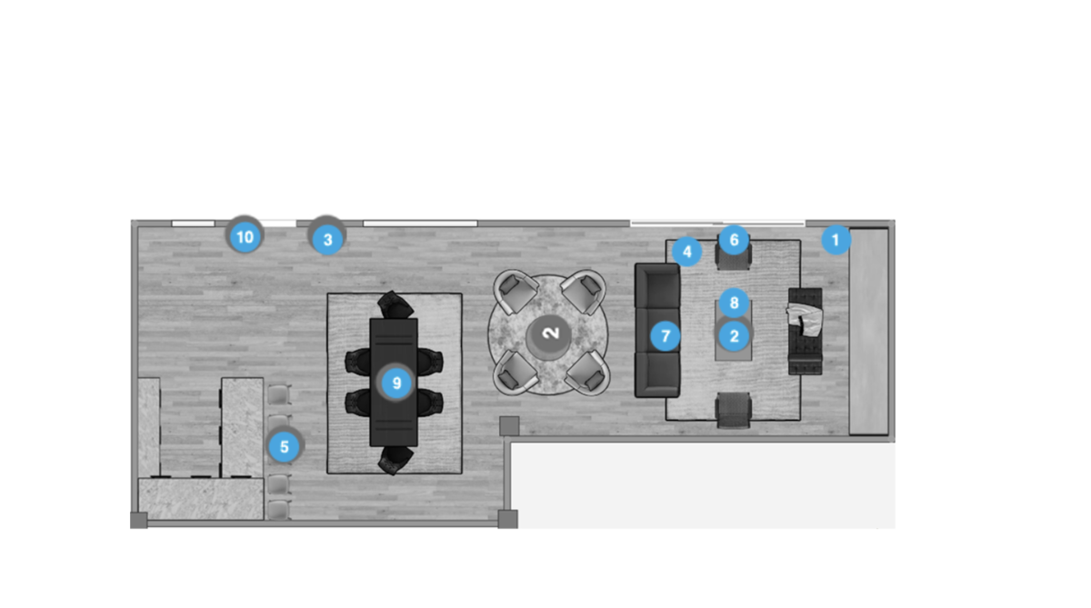 Online Designer Patio Floorplan