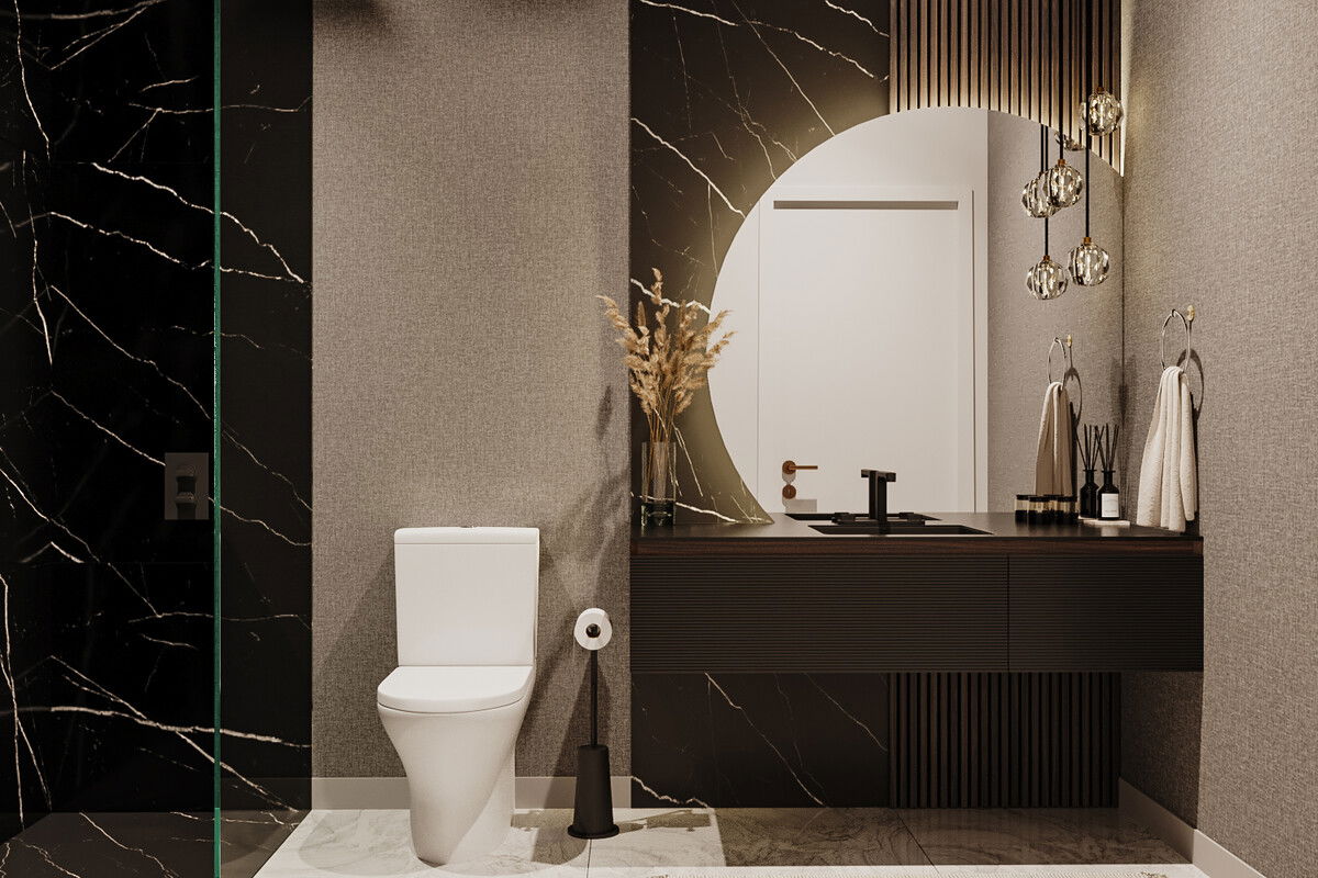 Combined Modern Luxury Bathroomn