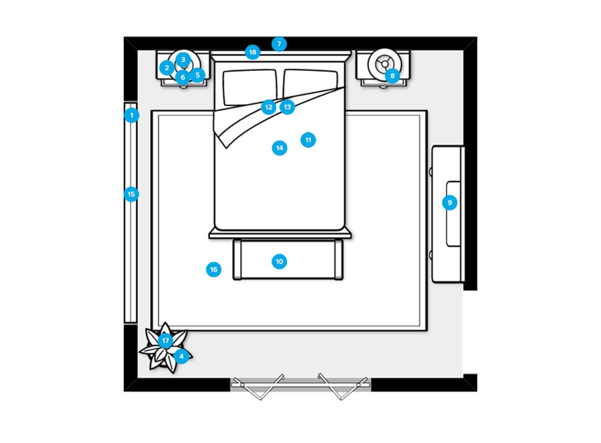 Online Designer Bathroom Floorplan