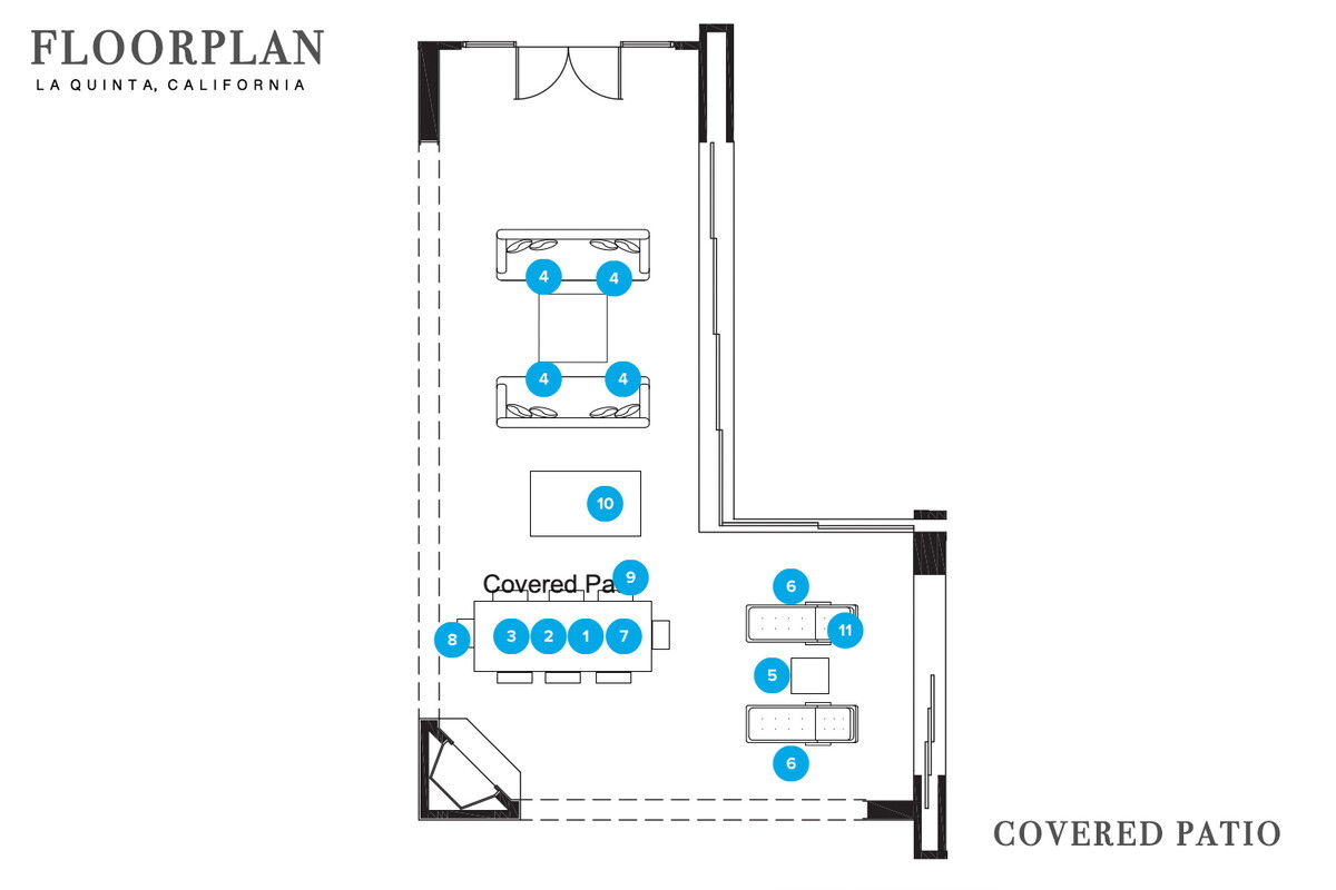 Online Designer Patio Floorplan