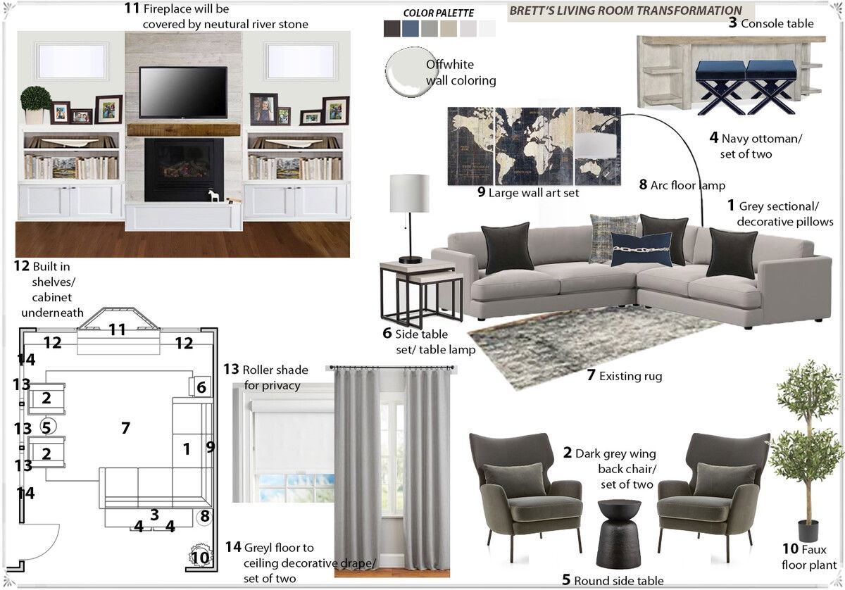 Online Designer Living Room Interior Design Ideas