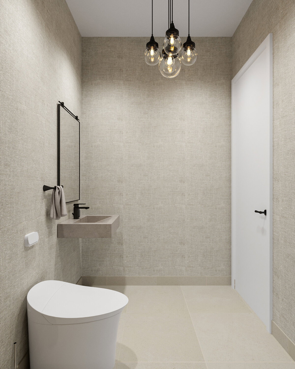 Online Designer Bathroom 3D Model 3