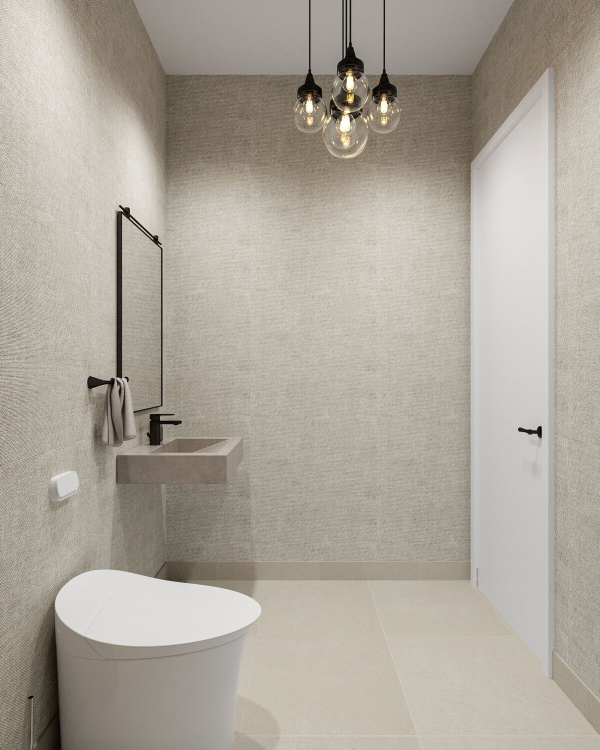 Online Designer Bathroom 3D Model 3