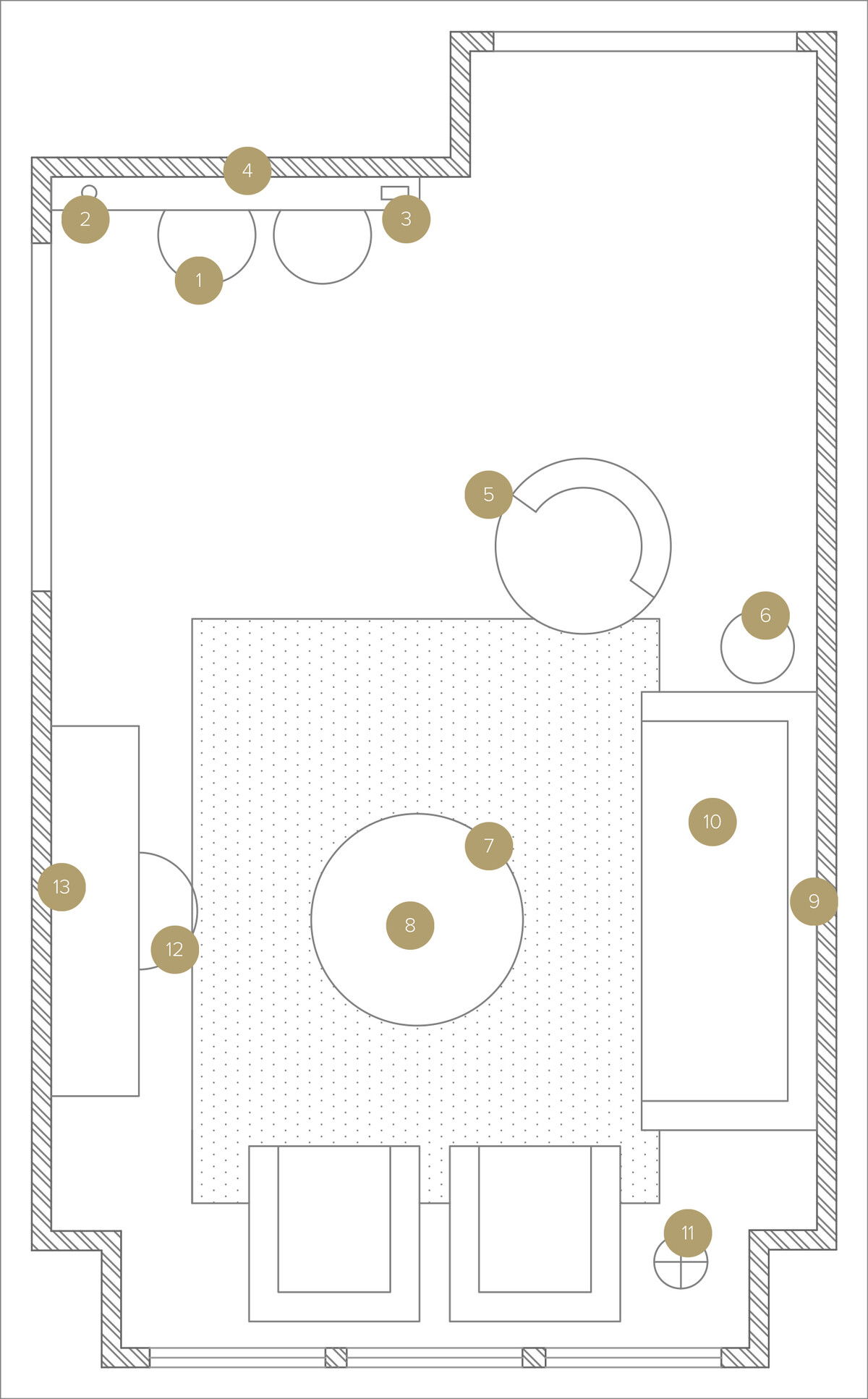 Online Designer Dining Room Floorplan