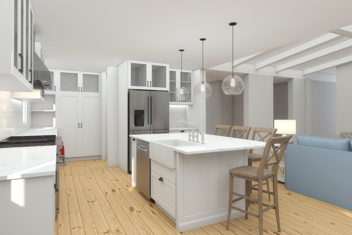 Online Designer Kitchen 3D Model 3