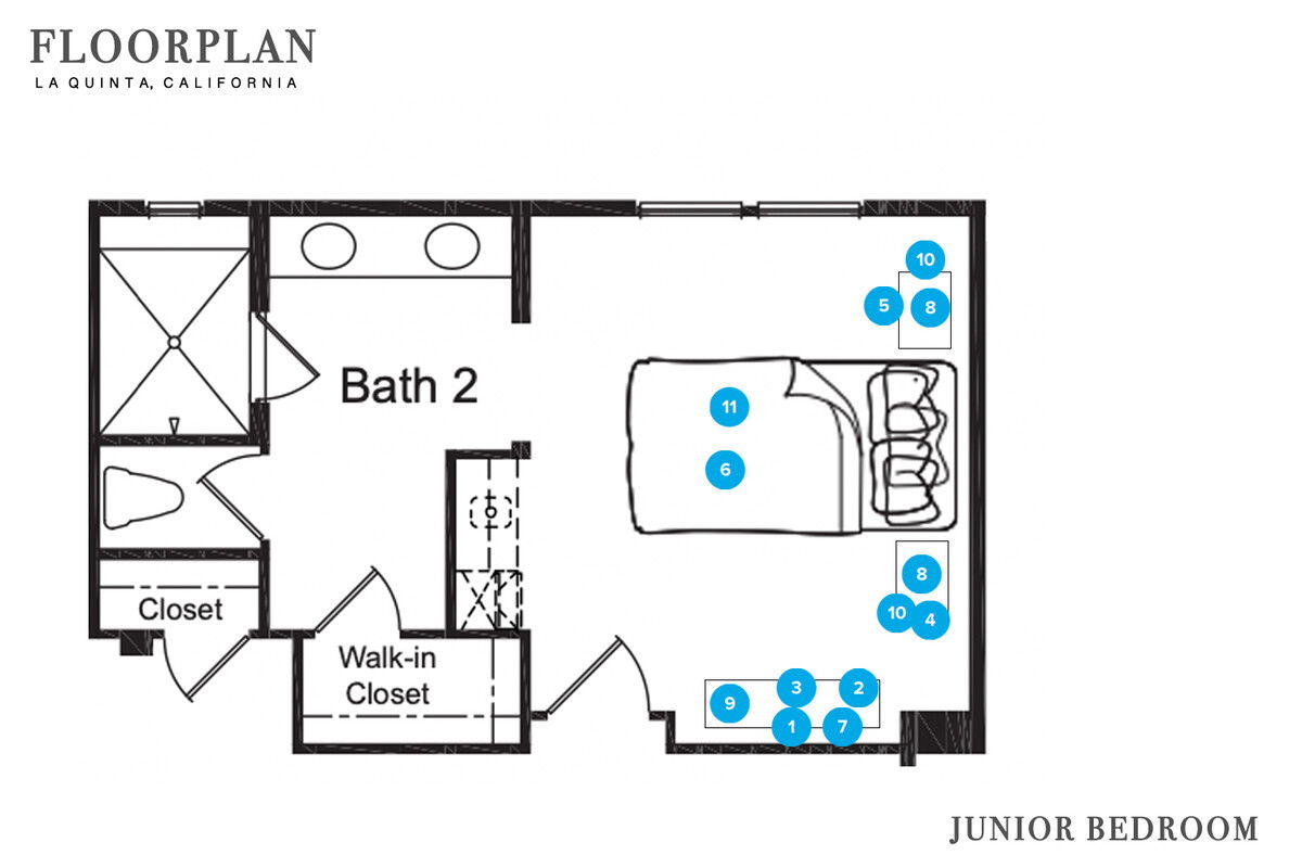 Online Designer Bedroom Floorplan