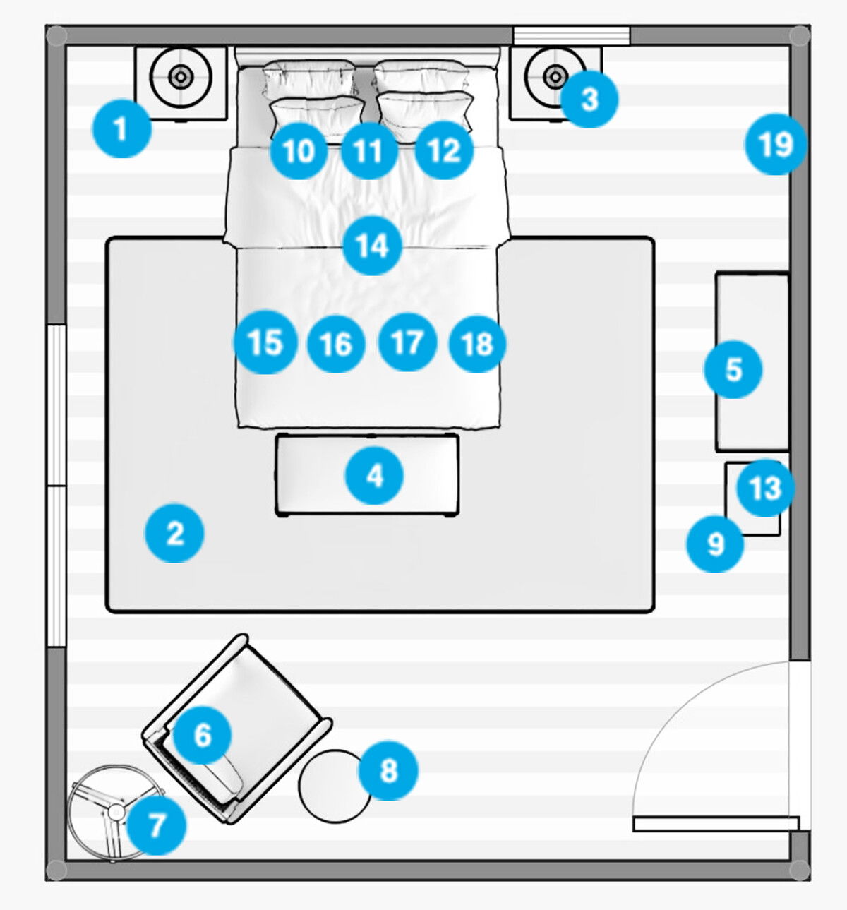 Online Designer Dining Room Floorplan