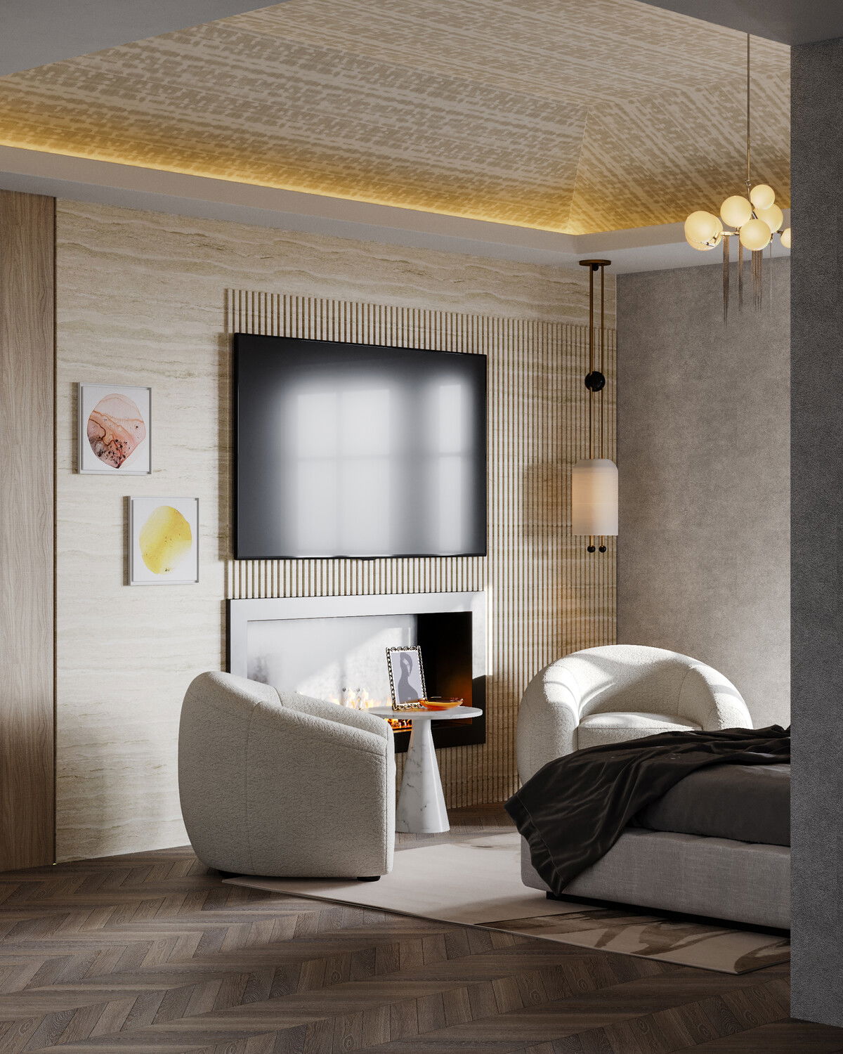 High end Contemporary Master Bedroom Design | Decorilla